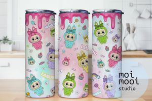 The Monsters Labubu 20oz Tumbler Design