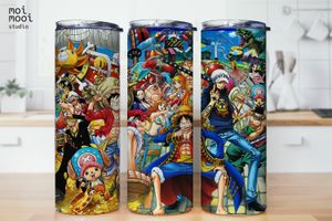 Anime Onepiece Pirates 20oz Tumbler Design