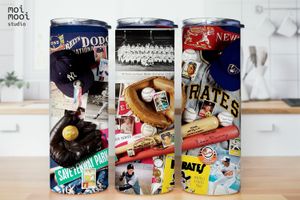 Baseball Sports 20oz Tumbler Design