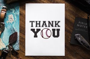 Sports Coach Thank you Cards