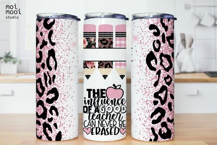 Back to School Teacher Pencil Coffee 20oz Tumbler Design
