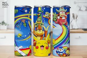 Anime Monster Pokemon 20oz Tumbler Design