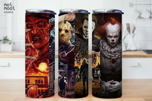 Halloween Horror 20oz Tumbler Design