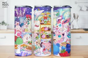 Anime Monster Pokemon 20oz Tumbler Design