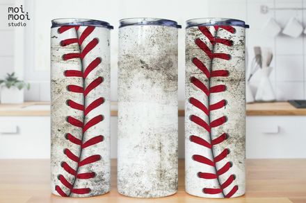 Baseball Sports 20oz Tumbler Design