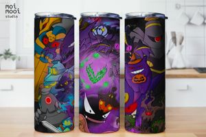Anime Monster Pokemon 20oz Tumbler Design