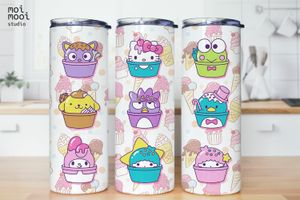 Sanrio Hello Kitty Friends 20oz Tumbler Design