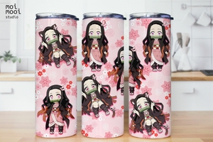Anime Demon Slayers 20oz Tumbler Design