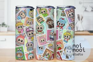 The Monsters Labubu 20oz Tumbler Design