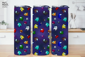 Game Among Us 20oz Tumbler Design
