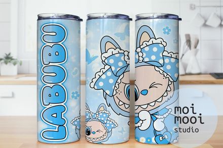 The Monsters Labubu 20oz Tumbler Design