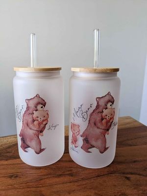 Mother&#x27;s Day Garden 18oz Glass Tumbler
