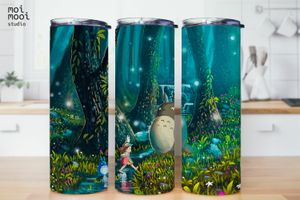 Anime Ghibli Totoro 20oz Tumbler Design