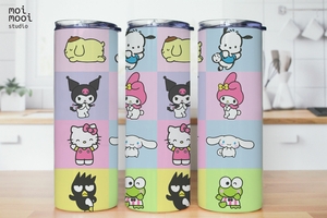 Sanrio Hello Kitty Friends 20oz Tumbler Design