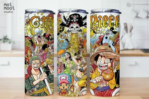 Anime Onepiece Pirates 20oz Tumbler Design