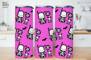 Sanrio Pochacco Halloween Kawaii Puppy 20oz Tumbler Design