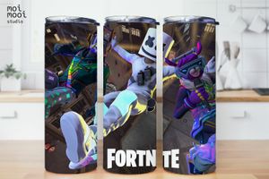 Fortnite Marshmello Video Game Kids 20oz Tumbler Design