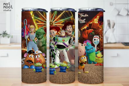 Disney Pixar Toy Story Kids Movie 20oz Tumbler Design