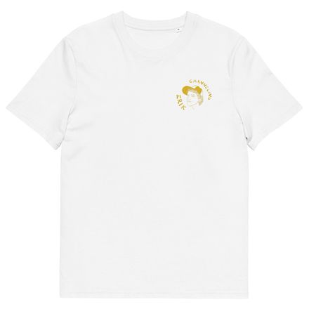 Channeling Erik Embroidered Unisex Organic Cotton T-Shirt