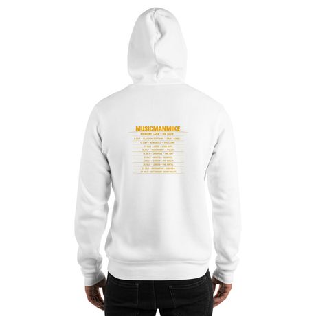 MUSICMANMIKE  Memory Lane Tour Hoodie (White Edition)