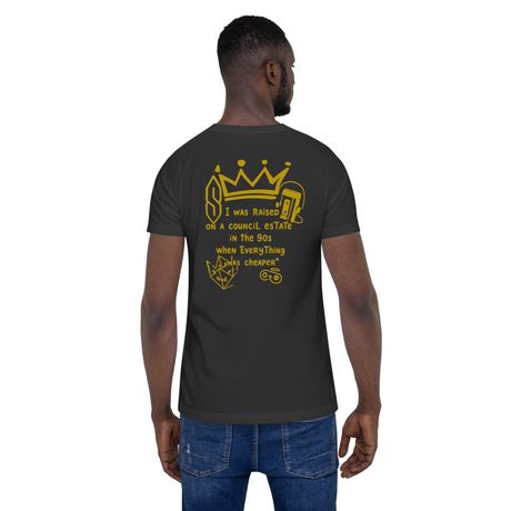 Music Man T‑Shirt – White Chest Logo &amp; Large Back Print
