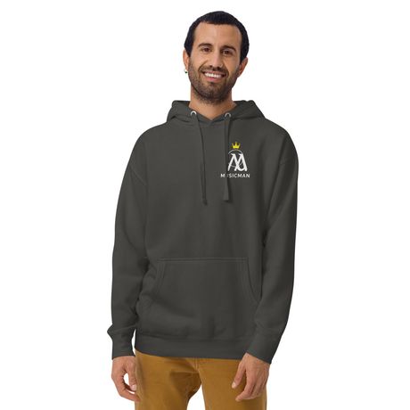 Music Man Hoodie – White Chest Logo