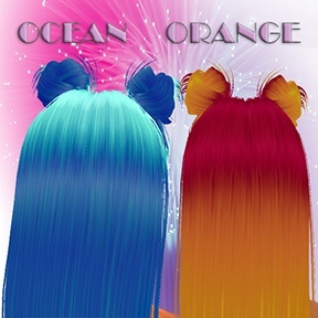 OCEAN &amp; ORANGE HAIR TEXTURES