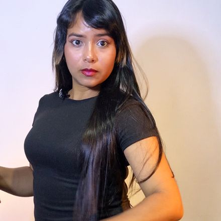 Lara: forced head and eyebrow shave