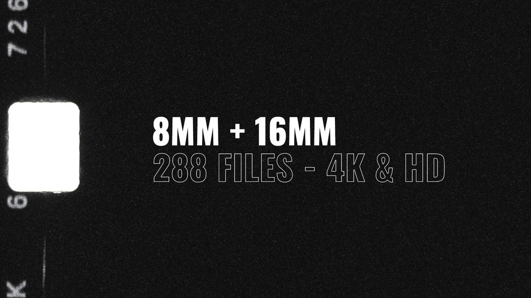 FILM GRAIN, OVERLAYS, EFFECTS &amp; TEXTURES