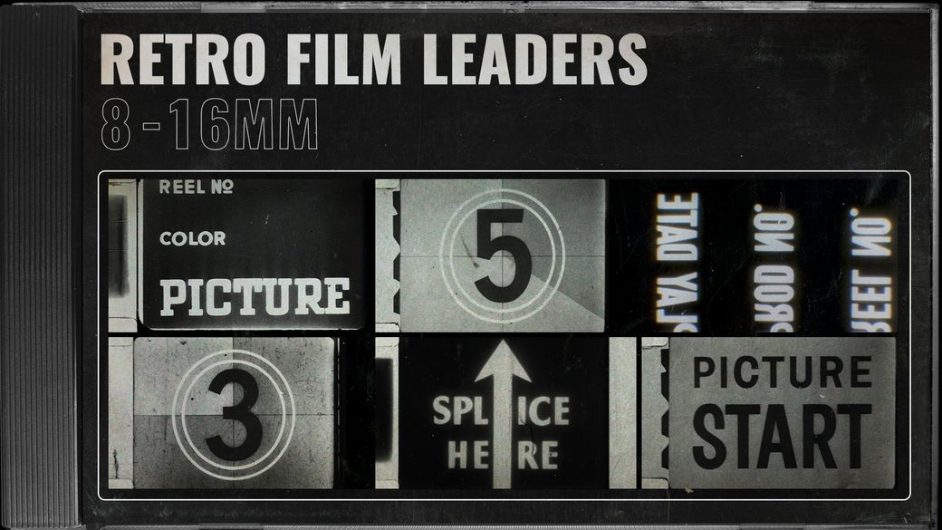 FREE OLD FILM EFFECTS - FILM LEADERS