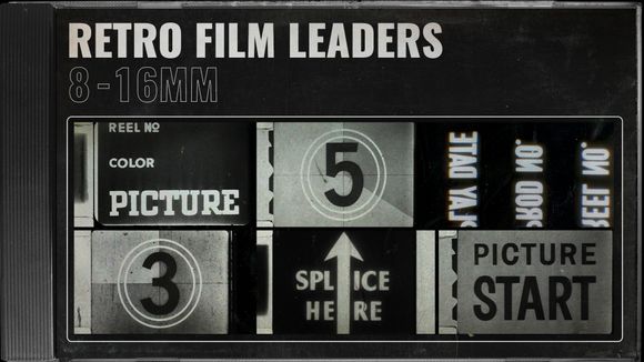 FREE OLD FILM EFFECTS - FILM LEADERS, 8MM, 16MM