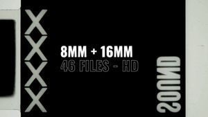 FREE OLD FILM EFFECTS - FILM LEADERS - 8MM &amp; 16MM