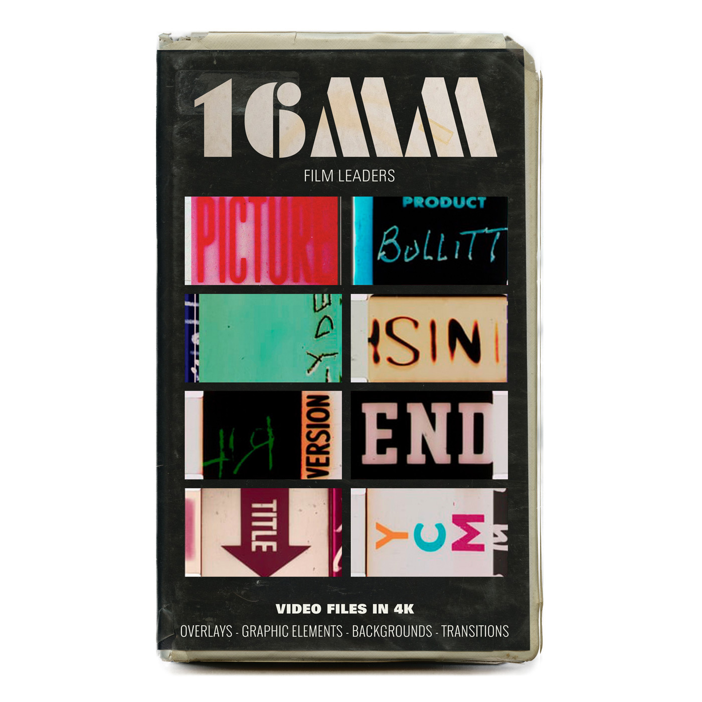 OLD FILM EFFECTS 16MM FILM LEADERS