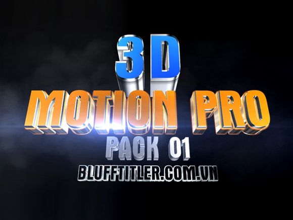 Blufftitler Template : Trailer Title Motion PRO 4K