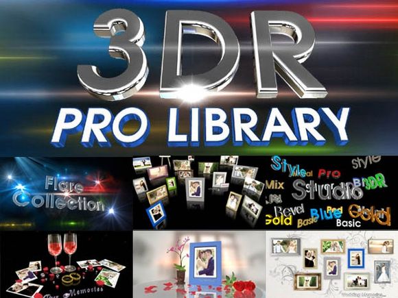 Blufftitler Pack: 3DR Pro Library