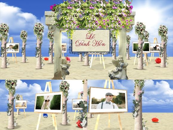 Blufftitler Template  Wedding Style 42