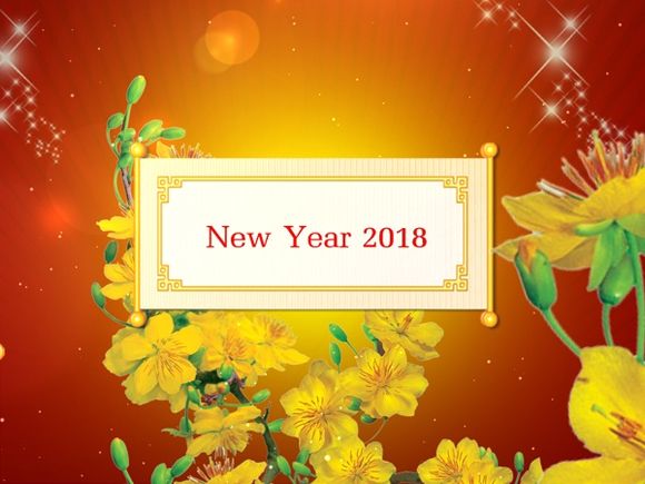 Blufftitler Template : New Year 2018 - Style 04