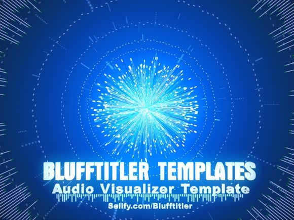 Audio Visualizer - Blufftitler Templates 8K