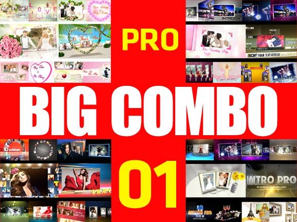 BIG COMBO PACK 01 - 40 BLUFFTITLER TEMPLATES PRO