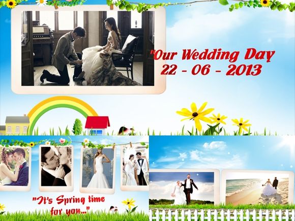 Blufftitler Template  Wedding Style 44