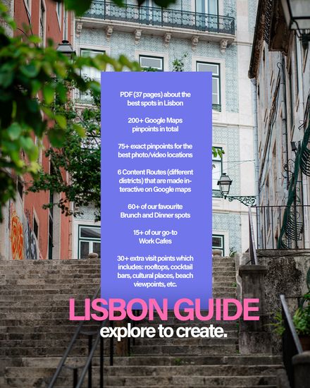 Explore to Create in Lisbon