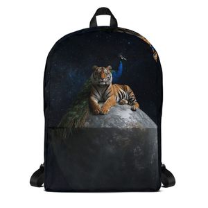 The Tiger and the Peacock Backpack | Nooboo