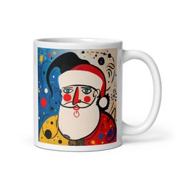 Miro inspired Santa Mug | Nooboo