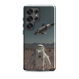 The Astronaut and the Whale Tough Samsung Case | Nooboo