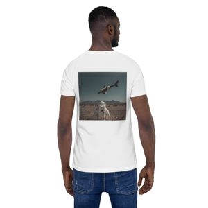 The Astronaut and the Zebra Whale T-shirt | Nooboo