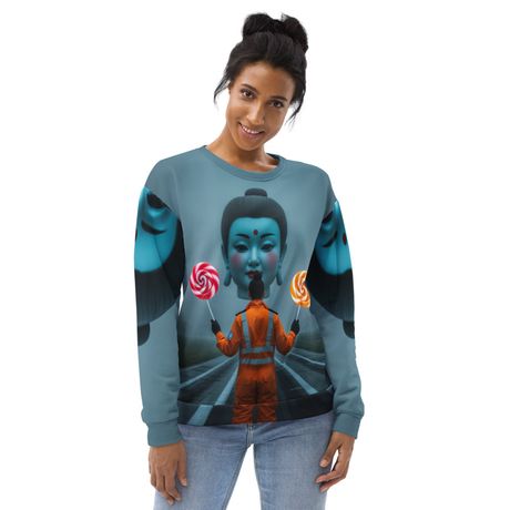 The Controller and the Head Recycled Unisex Sweatshirt | nooboo