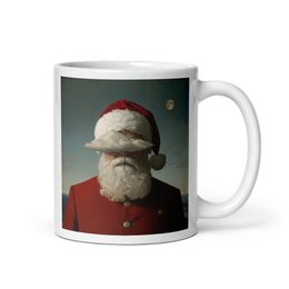 René Magritte inspired Santa Mug | Nooboo