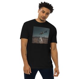 The Astronaut and the Zebra Whale Heavyweight Tee | Cotton Heritage | Nooboo