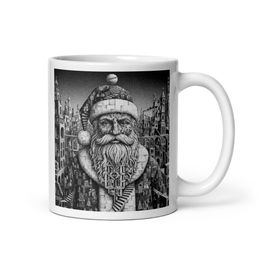 M.C. Escher inspired Santa Mug | Nooboo