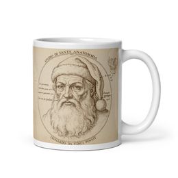 Da Vinci inspired Santa Mug | Nooboo